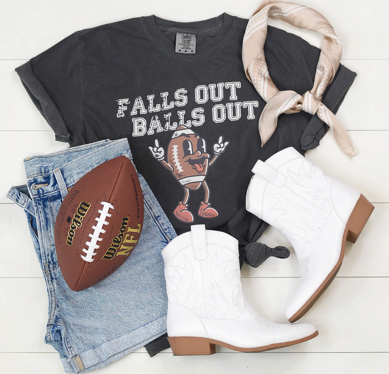 Falls Out Balls Out Tee