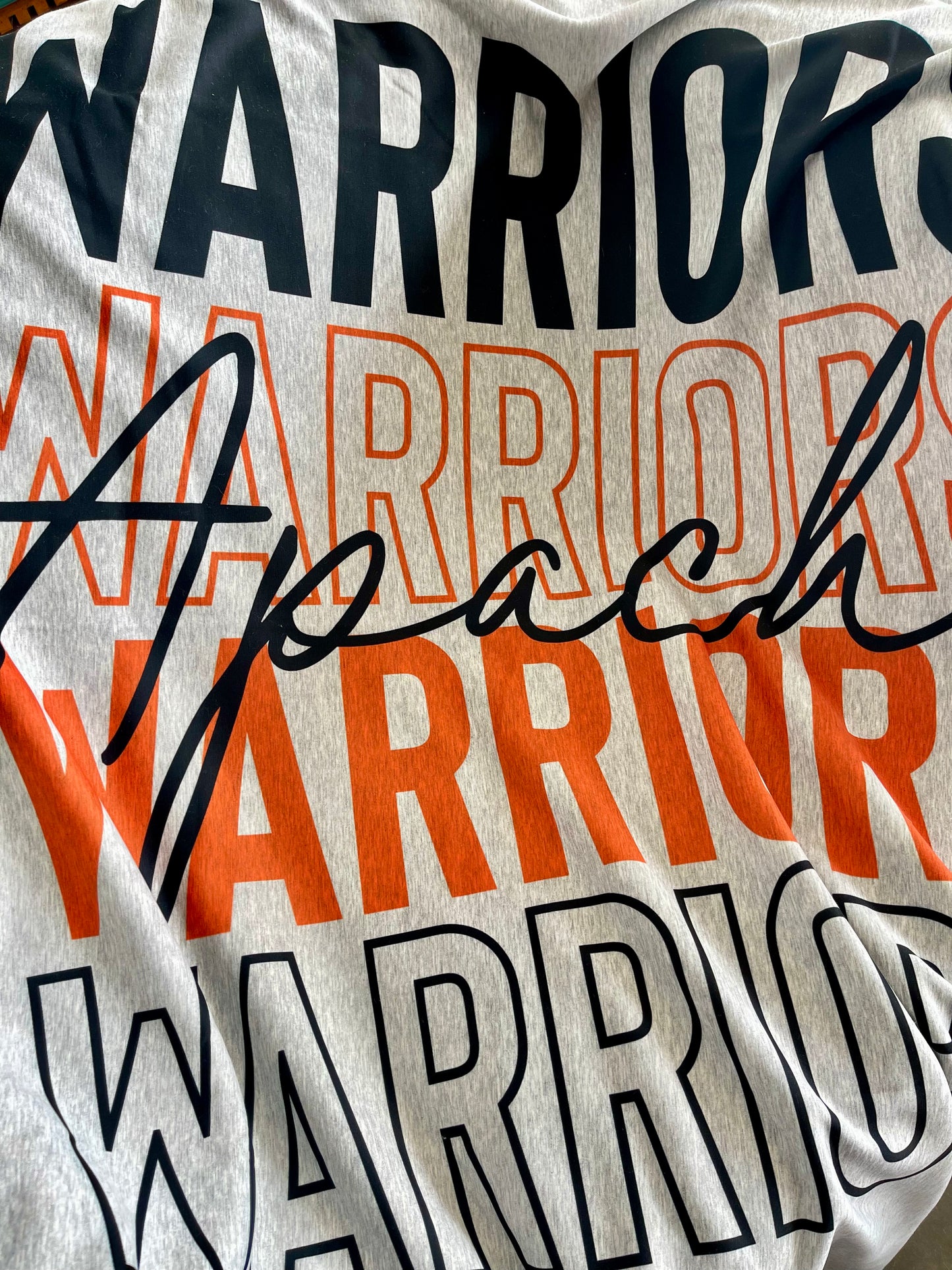 Sweatshirt Warriors Blanket