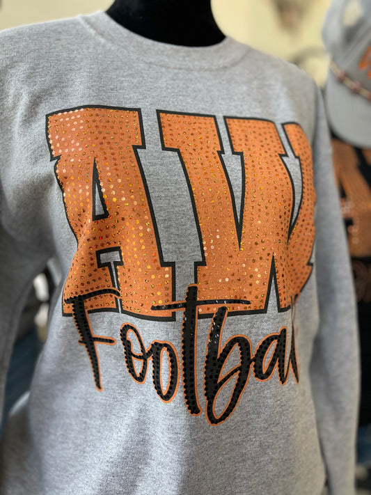 AW Football Spangle Sweatshirt