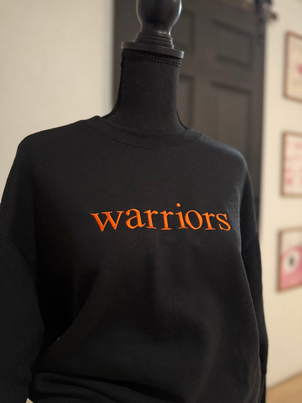 simple warriors sweatshirt