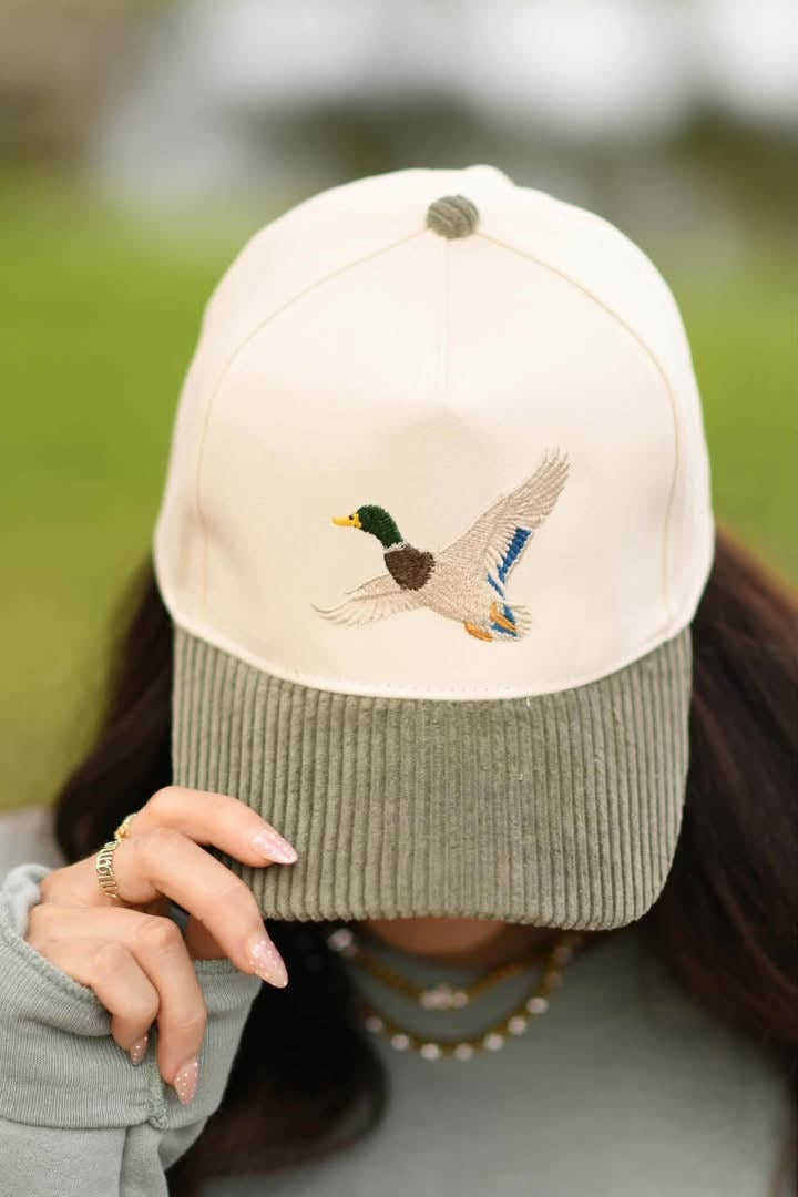 Corduroy Mallard Hat