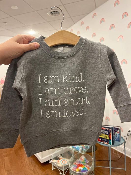 I Am Kind Kids Sweatshirt