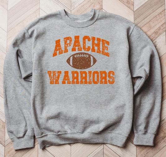 Apache Warrior Football Sweatshirt