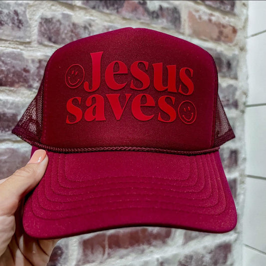 Jesus Saves Trucker Hat