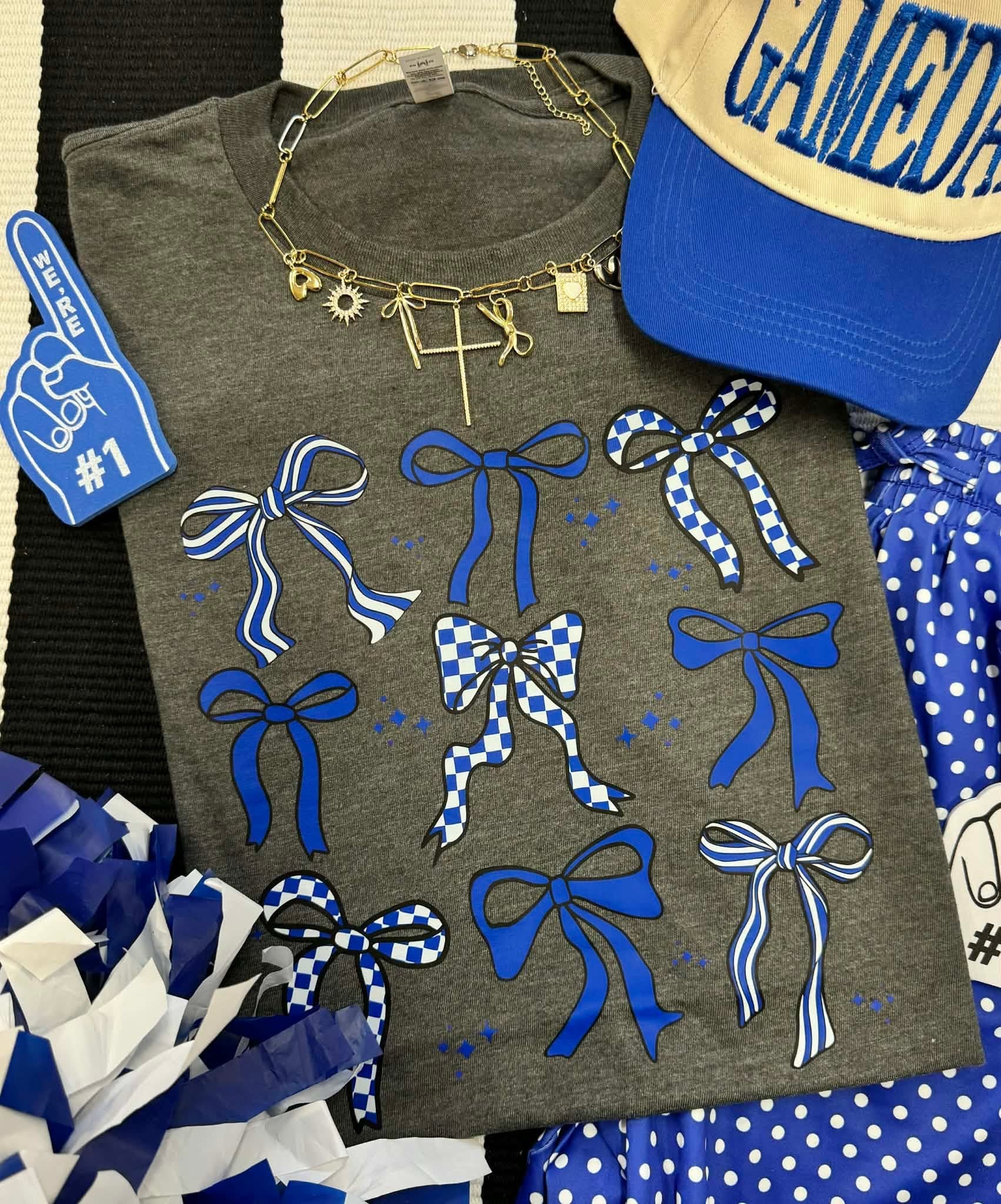 Blue Bows Tee