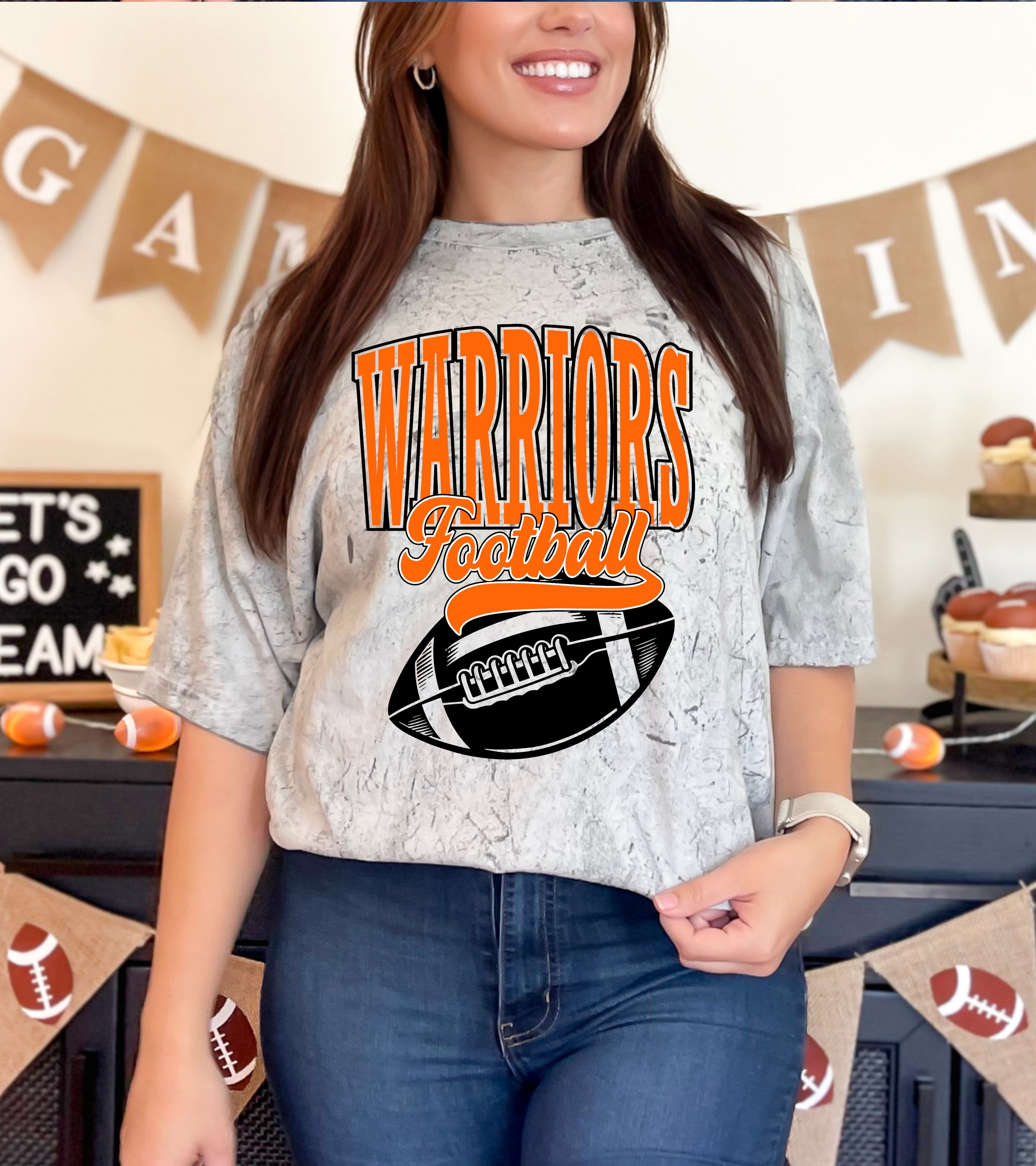Warriors Football Color Blast Tee (preorder)