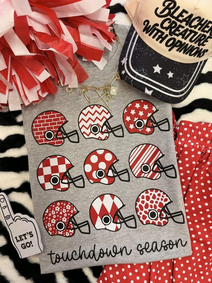 Touchdown Season Helmets Tee