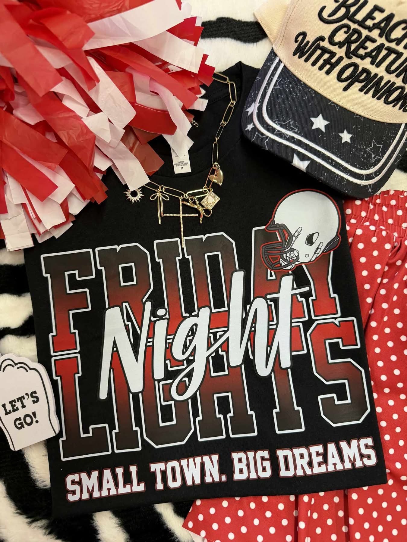 Red Friday Night Lights Tee
