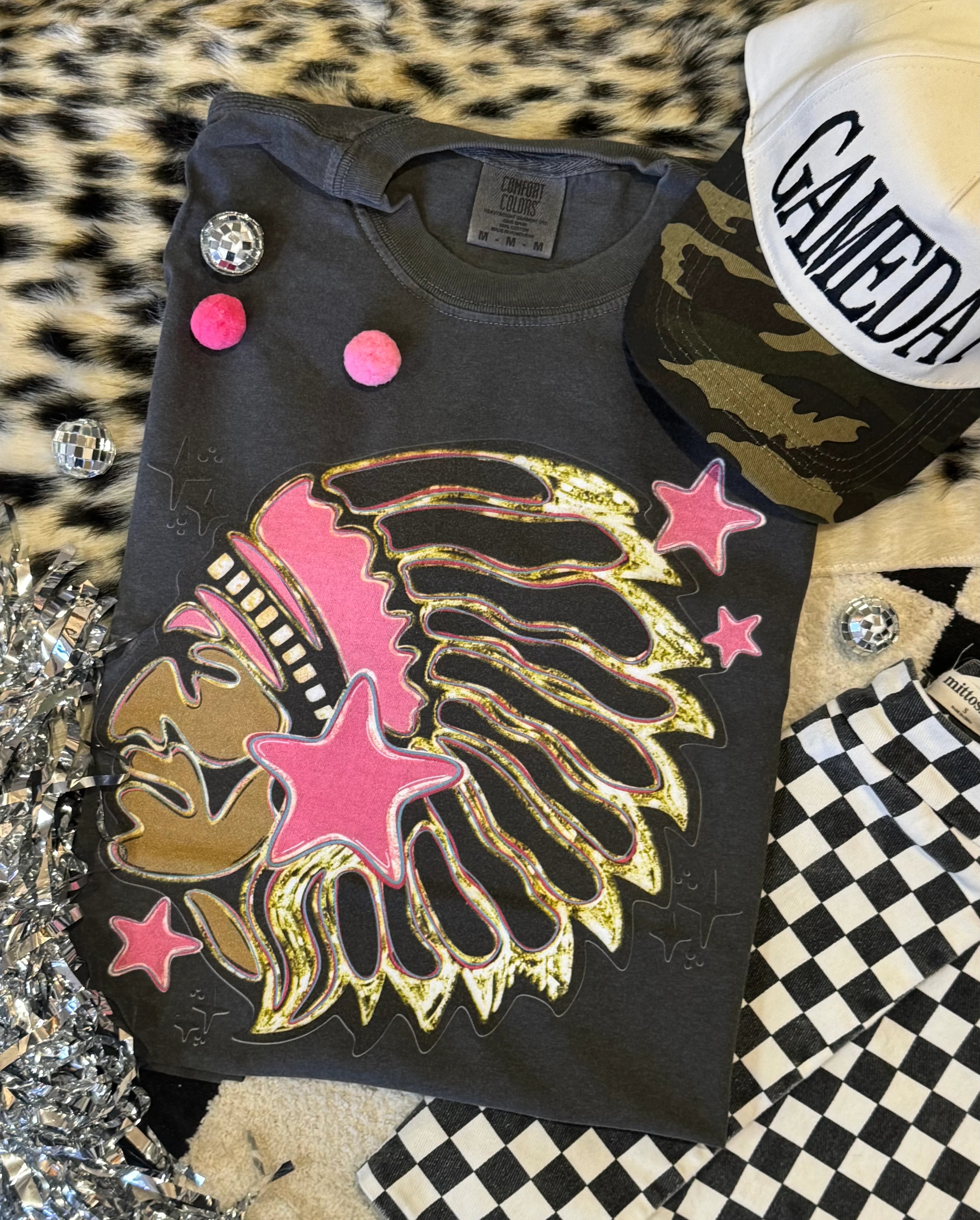 Warrior Pink Star Tee