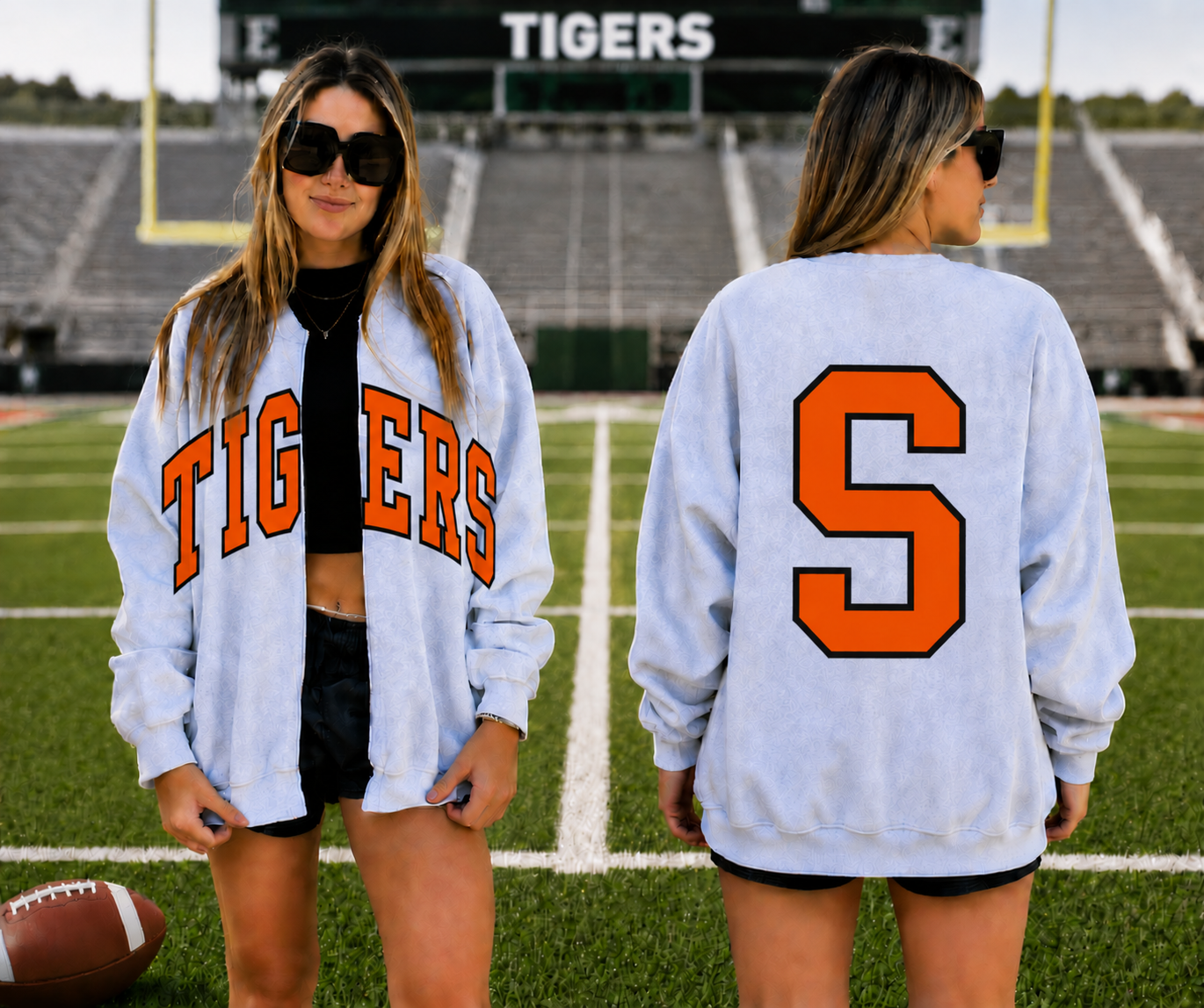 Double Sided Tigers Split Crew preorder