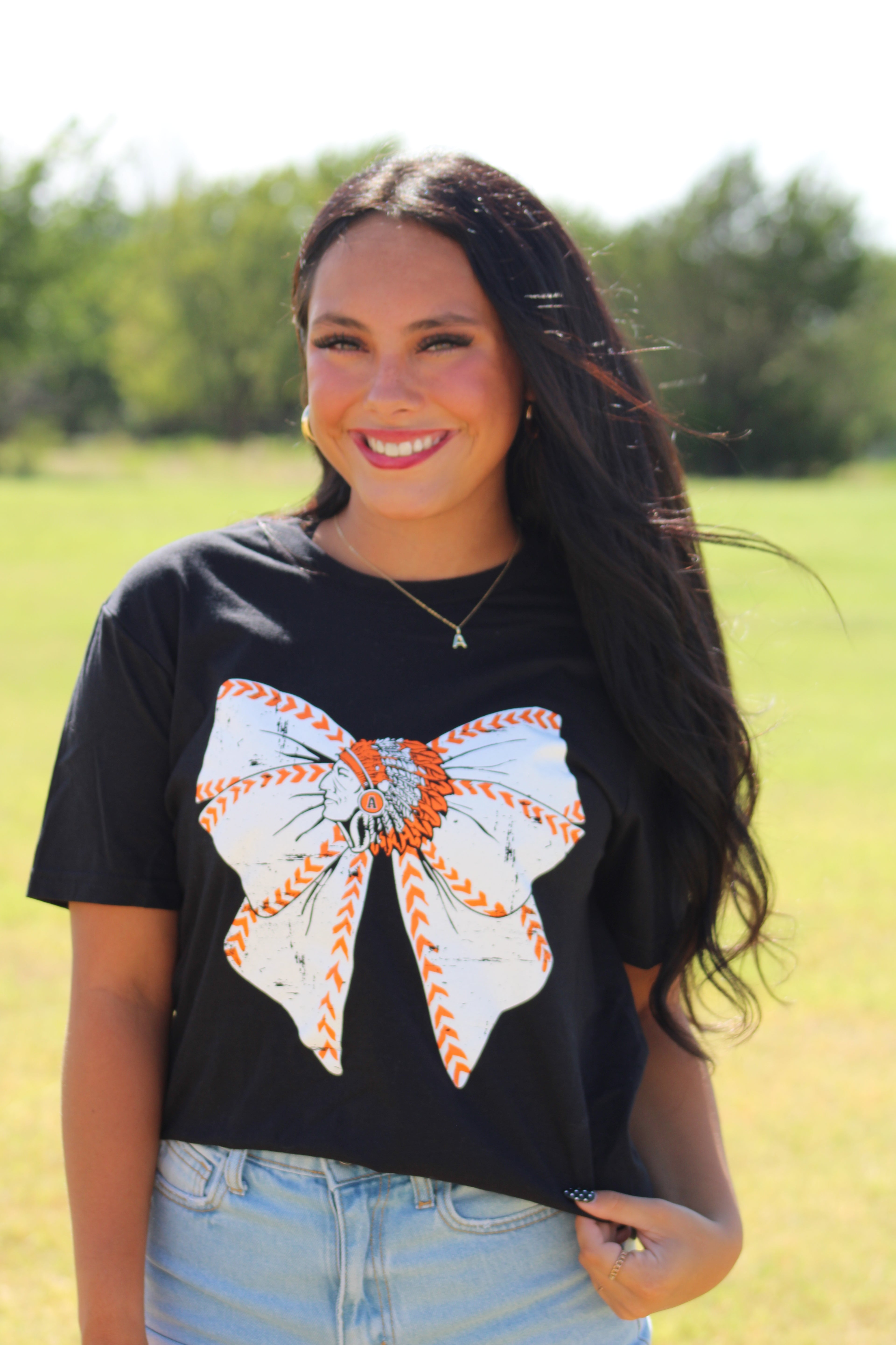 Bow Warrior Baseball Tee