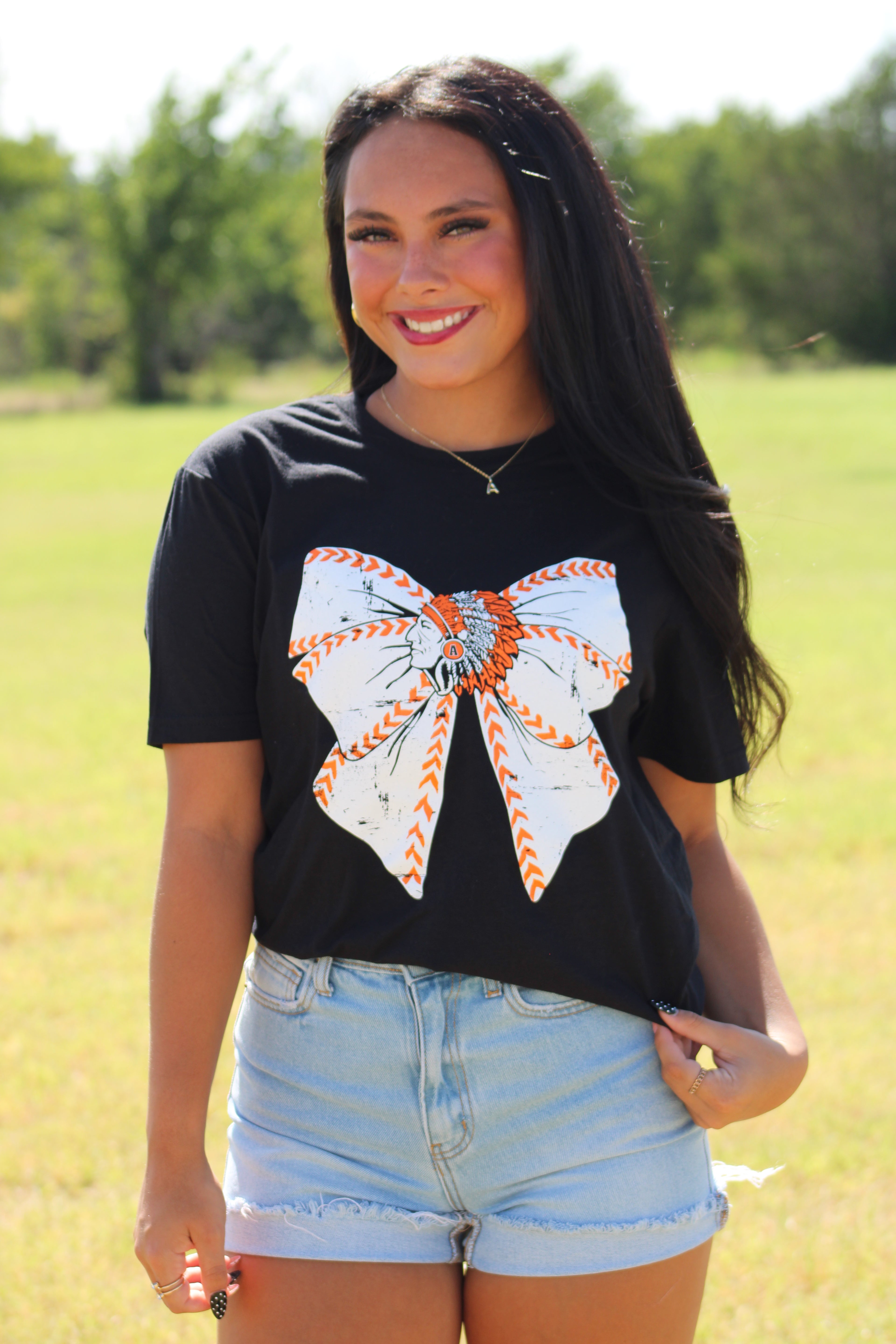 Bow Warrior Baseball Tee