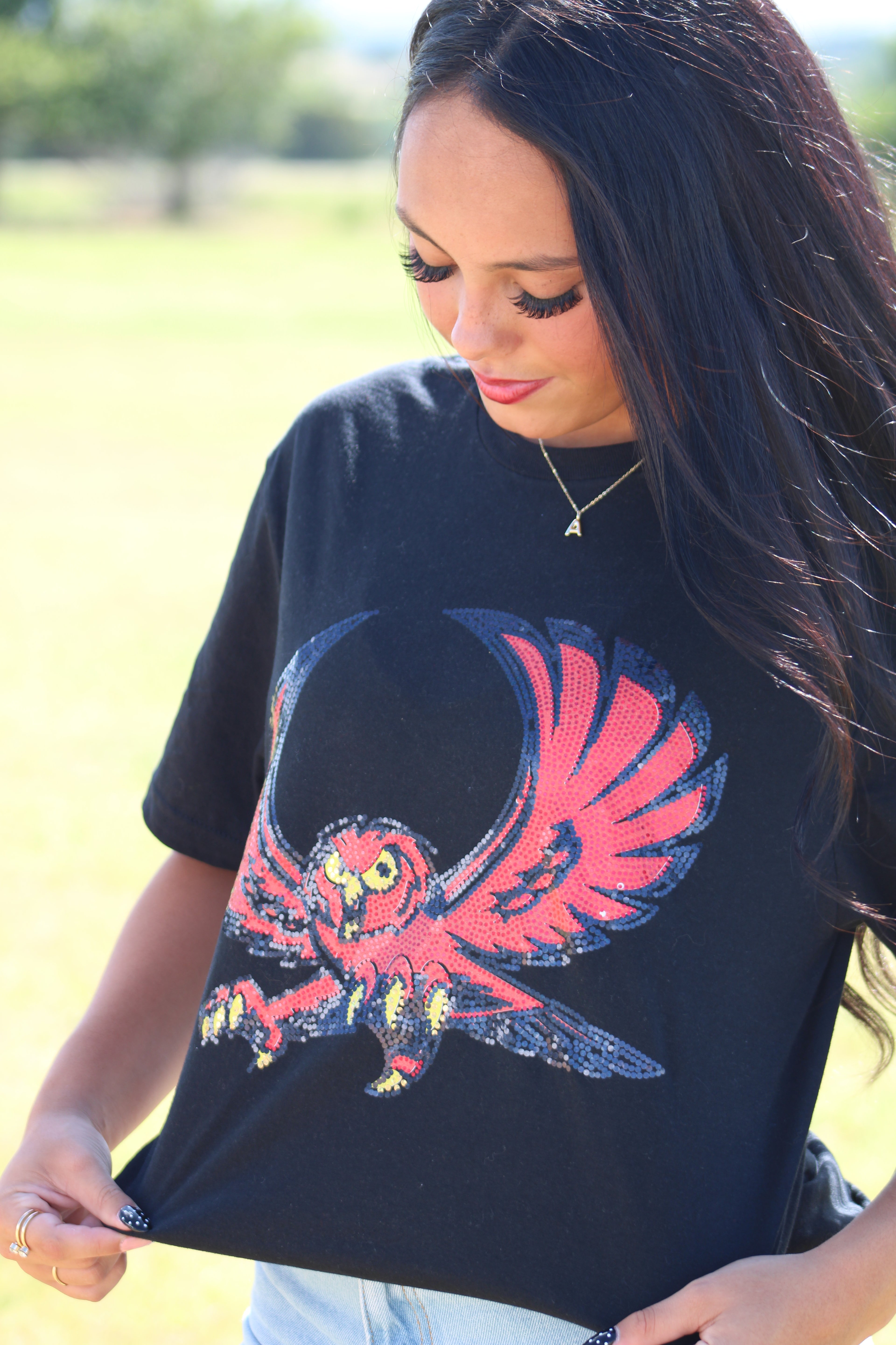 Owl Spangle Tee