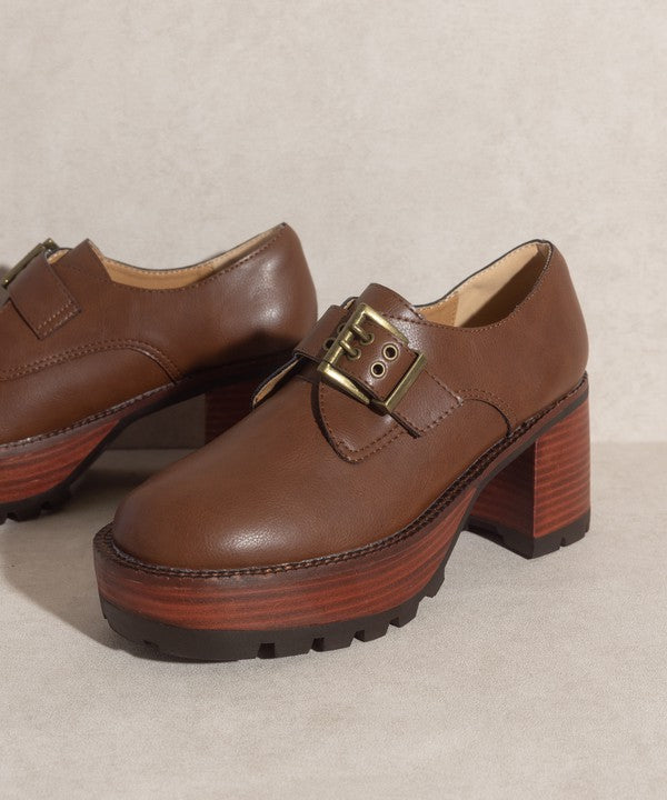 OASIS SOCIETY Sarah - Buckled Platform Loafers