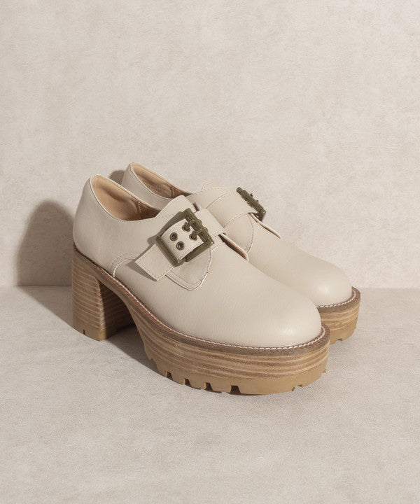 OASIS SOCIETY Sarah - Buckled Platform Loafers