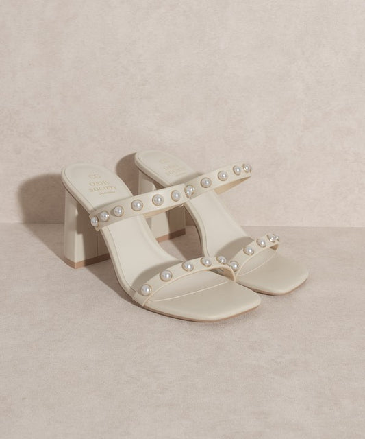 OASIS SOCIETY Victoria   Pearl Strap Heel