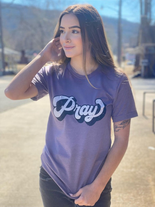 Retro Pray Tee Plus Size