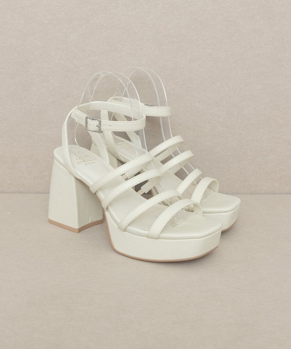 Talia - Strappy platform heel