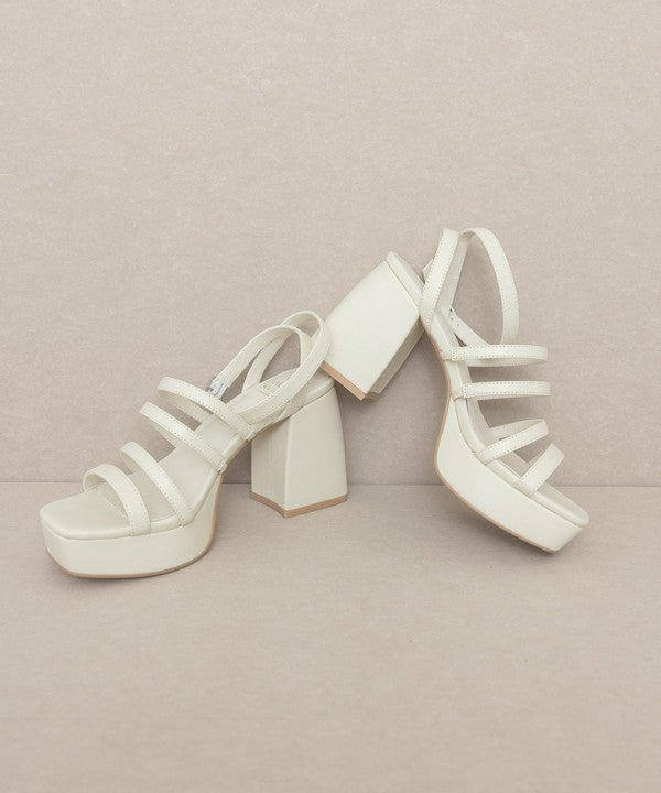 Talia - Strappy platform heel