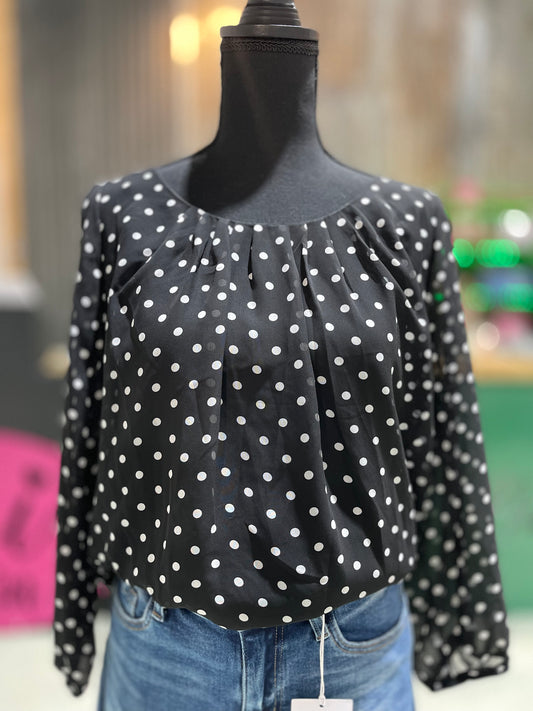 Polka Dot Blouse