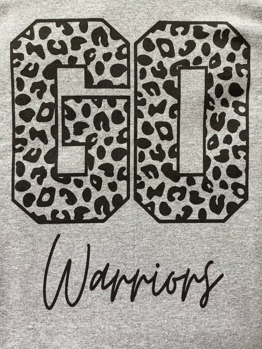 Go Warriors Leopard Sweatshirt