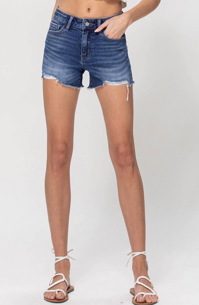 Vervet High Rise Stretch Shorts